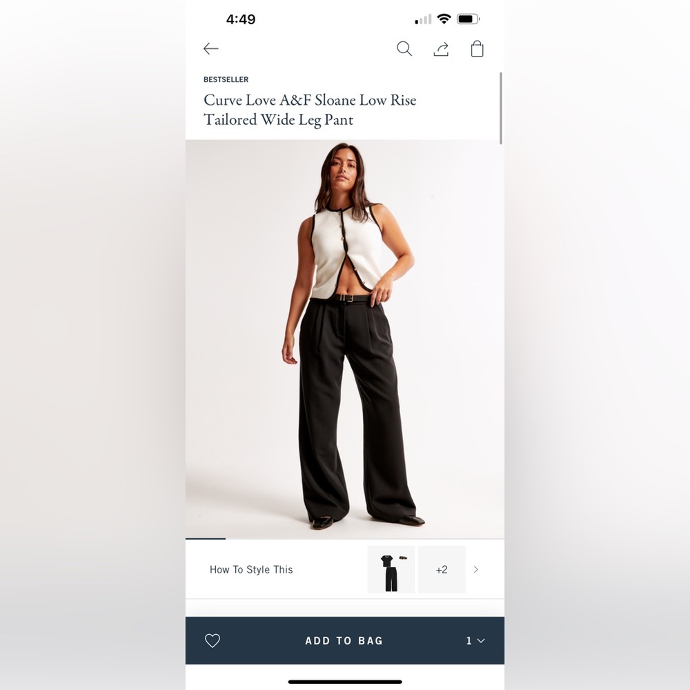 CURVE LOVE LOW RISE SLOAN PANTS